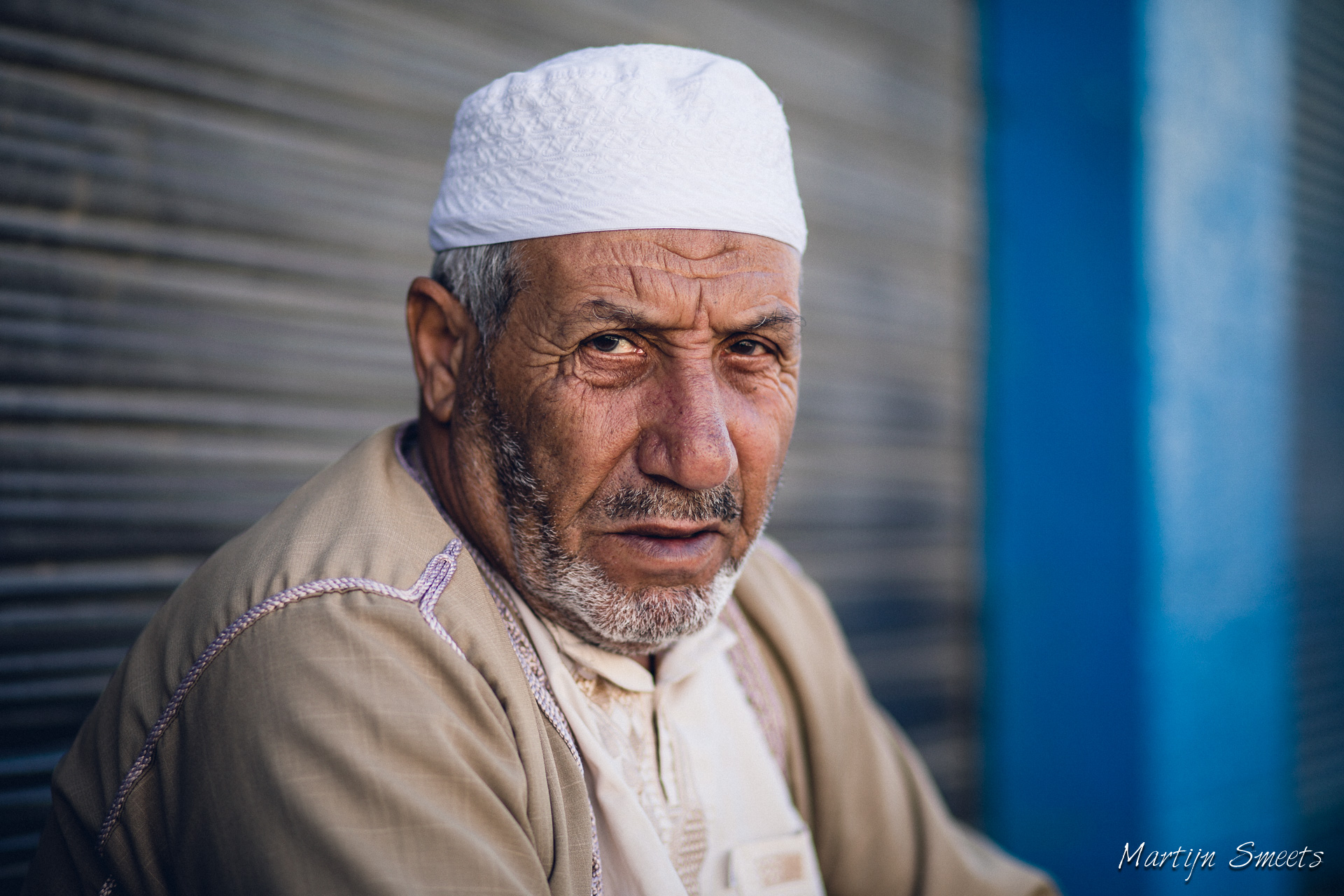 Straatportret in Madaba, Jordanië